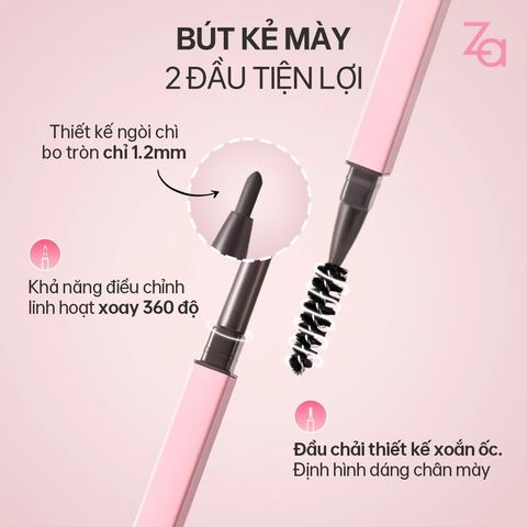 ZA Chì kẻ mày hai đầu Detail Storking Precision 0.1g