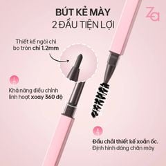 ZA Chì kẻ mày hai đầu Detail Storking Precision 0.1g