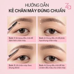 ZA Chì kẻ mày hai đầu Detail Storking Precision 0.1g