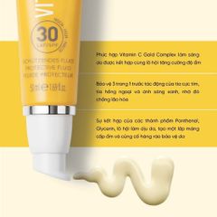 M.Asam Kem chống nắng dưỡng da Vitamin C Protect Protective Fluid SPF 30 50ml