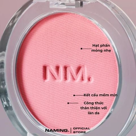 Naming Má hồng Fluffy Powder Blush 3.2g