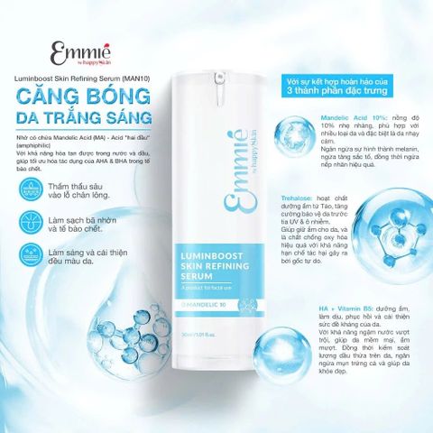 Emmie by Happyskin Serum Luminboost Skin Refining 30ml