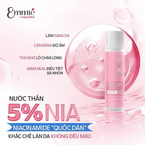 Emmie by Happyskin Nước Thần Bright & Plump Probio Ferment Solution 150ml