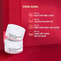 C'New Lab Kem dưỡng da Heartleaf Ac Blemish Clearing Spot Cream 30ml
