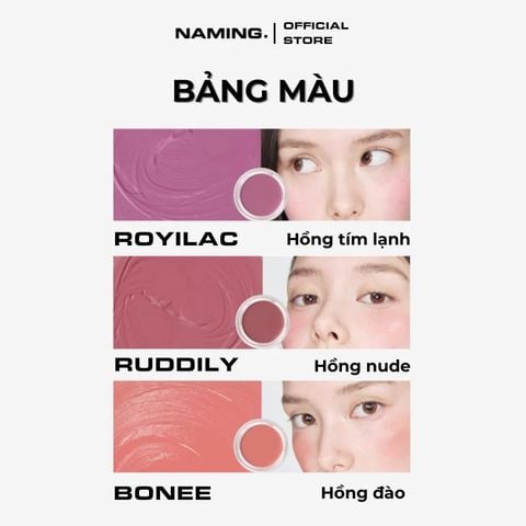 Naming Má hồng dạng kem Softy Cream Blush 4.5g
