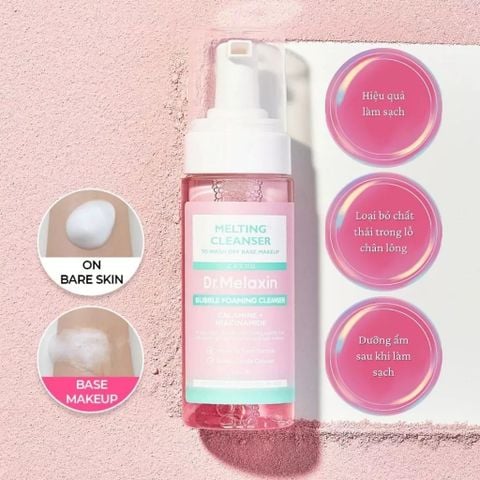 Dr. Melaxin Sữa rửa mặt Melting Cleanser (Bubble Foaming Clenser - dạng tạo bọt) 150ml
