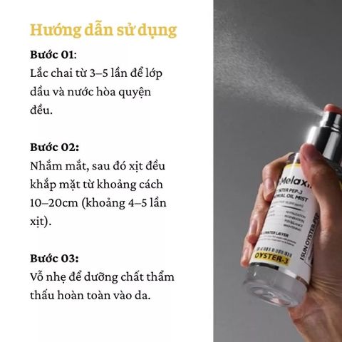 Dr. Melaxin Tinh chất -5.7 Oyster Pep-3 Renewal Spray Ampoule 100ml (dạng xịt)
