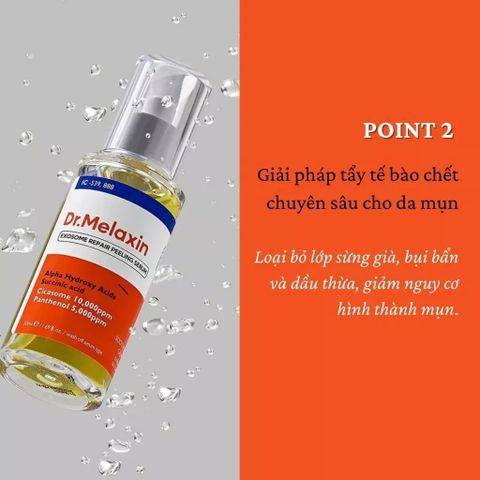 Dr. Melaxin Tẩy da chết Exosome Repair Peeling Serum 50ml