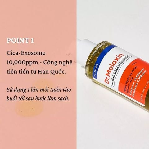 Dr. Melaxin Tẩy da chết Exosome Repair Peeling Serum 50ml