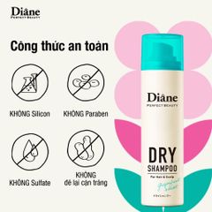 Diane Dầu gội khô Perfect Beauty Dry Shampoo Grapefruit & Mint