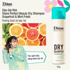 Diane Dầu gội khô Perfect Beauty Dry Shampoo Grapefruit & Mint