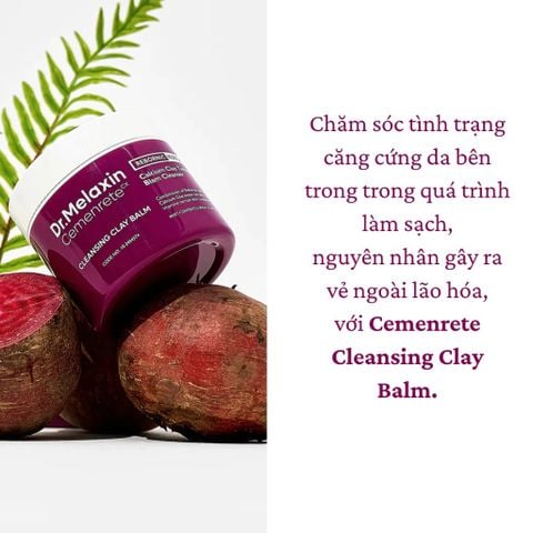 Dr. Melaxin Sáp tẩy trang Cemenrete Calcium Cleansing Clay Balm - Ex Makeup Remover 100ml