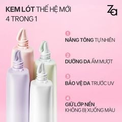 ZA Kem lót nâng tone True White Correcting Protector