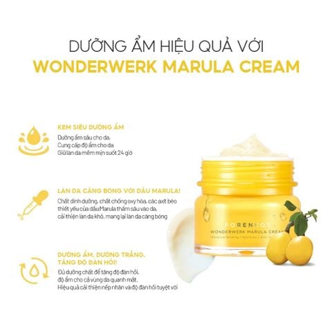 Forencos Kem dưỡng Wonderwerk Marula Cream 50ml