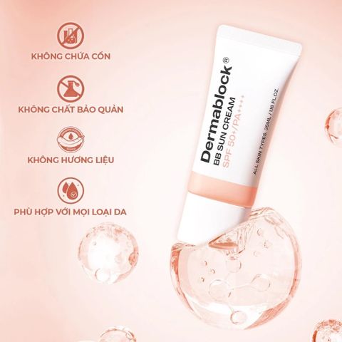 Dermablock Kem chống nắng BB Sun Cream SPF50+PA++++ 35ml