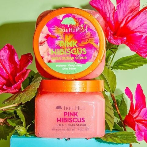 Tree Hut Tẩy tế bào chết cơ thể Pink Hibiscus Shea Sugar Scrub
