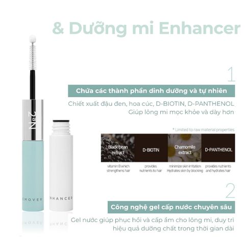2aN Tẩy trang mascara và dưỡng mi Dual Lash Remover (5g) & Enhancer (6g)