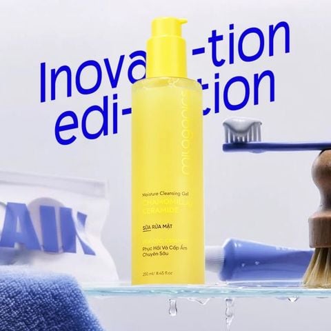 Milaganics Sữa rửa mặt hoa cúc Moisture Cleansing Gel Chamomilla Ceramide 250ml