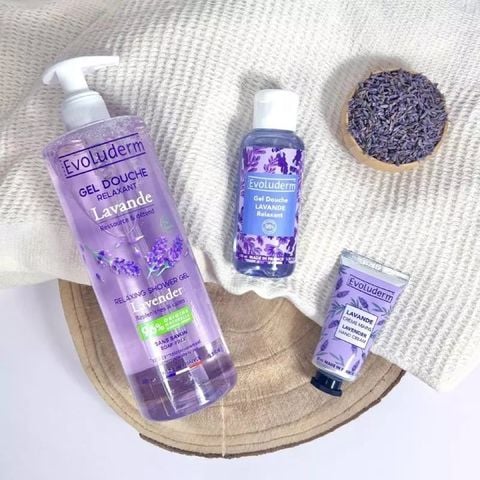 Evoluderm Gel tắm tinh chất Lavender 500ml