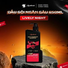 Menitems Dầu gội Nam Anti dandruff Shampoo Lively Night