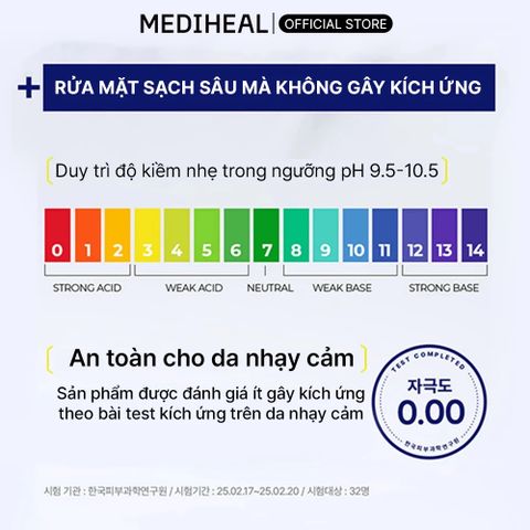 Mediheal Sữa rửa mặt Vitamin C Cleanser Pore Toning 120ml