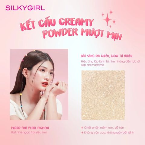 Silkygirl Phấn bắt sáng 3D Highlighter 3.5g