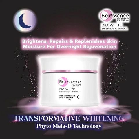 Bio Essence Kem dưỡng ban đêm Bio White Pro Whitening Night Cream 50g