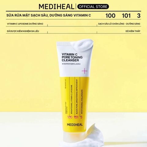Mediheal Sữa rửa mặt Vitamin C Cleanser Pore Toning 120ml