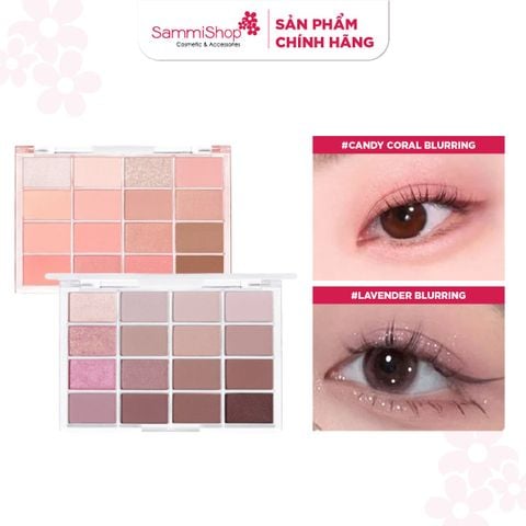 Wakemake Bảng phấn mắt Soft Blurring Eye Palette 14g