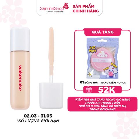 Wakemake Kem nền Spatula Conceal BB 20ml