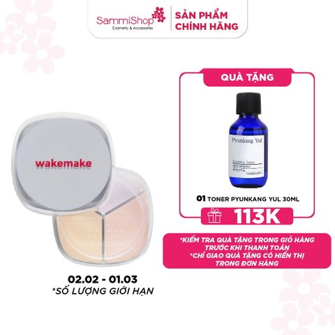 Wakemake Phấn phủ Stay Fixer Multi Color Powder 4g