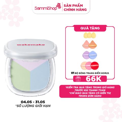Wakemake Phấn phủ Stay Fixer Multi Color Pact 8.6g
