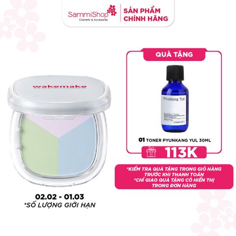 Wakemake Phấn phủ Stay Fixer Multi Color Pact 8.6g