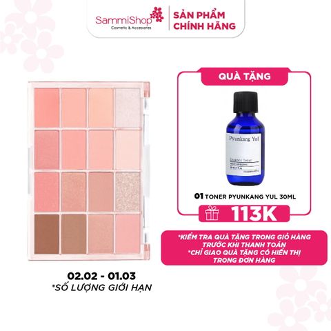 Wakemake Bảng phấn mắt Soft Blurring Eye Palette 14g