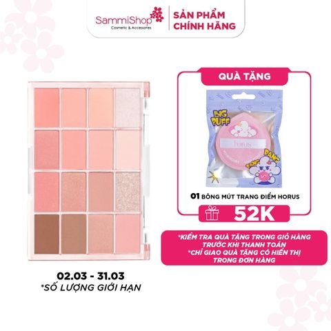 Wakemake Bảng phấn mắt Soft Blurring Eye Palette 14g