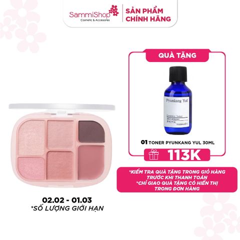 Wakemake Bảng phấn mắt Soft Sheer Multi Palette