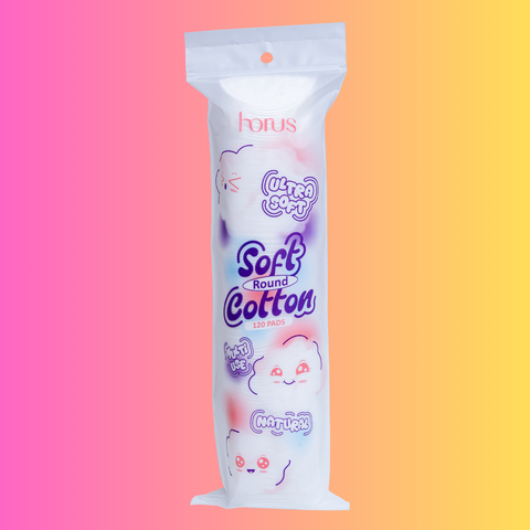 Horus Bông tẩy trang tròn Round Soft Cotton Pads 120 pads - Ultra Soft
