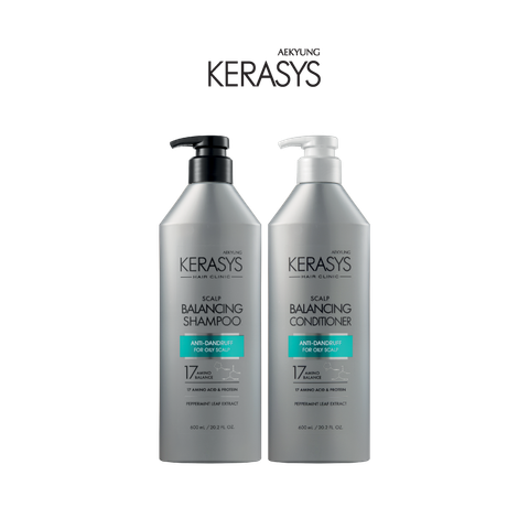 Aekyung Kerasys Dầu xả Hair Clinic Scalp Balancing Conditioner 600ml