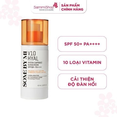 date 6/26 Some By Mi Kem chống nắng V10 Hyal Hydra Capsule Sunscreen 40ml