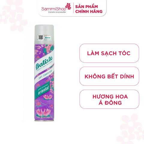 ĐỒNG GIÁ 01.08 - 04.09 Dầu gội khô Batiste Dry Shampoo Pretty& Opulent Oriental 200ml