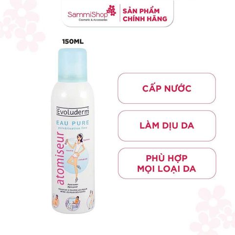ĐỒNG GIÁ 01.08 - 04.09 Evoluderm Xịt khoáng Pure Water 150ml