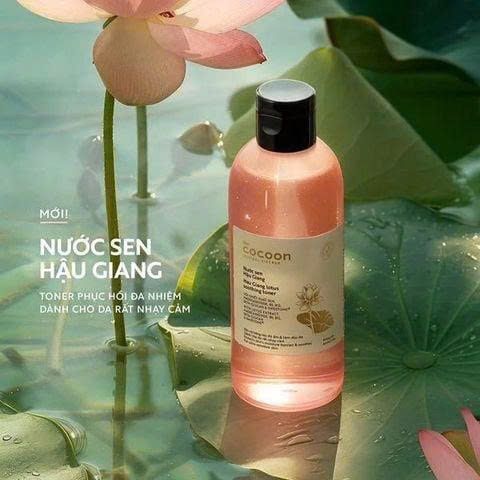 14.08 - 26.08 Cocoon Nước Sen Hậu Giang Lotus Soothing Toner 310ml