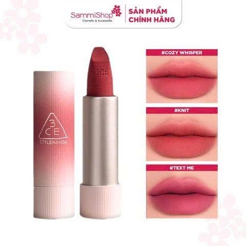 01.08-04.09 APP.WEB 3ce Son thỏi Cashmerehug Lipstick