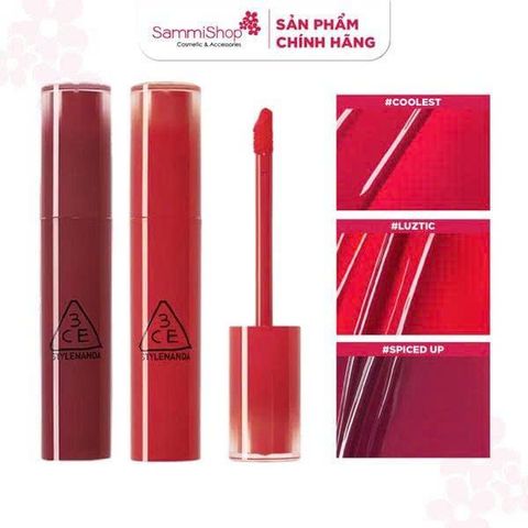 01.08-04.09 APP.WEB 3ce Son bóng Lazy Pop Lip Stain