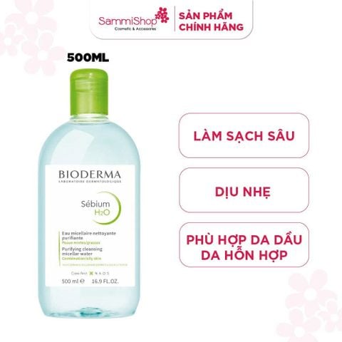 01.08-04.09 APP.WEB Bioderma Nước tẩy trang Sebium H2O 500 ml