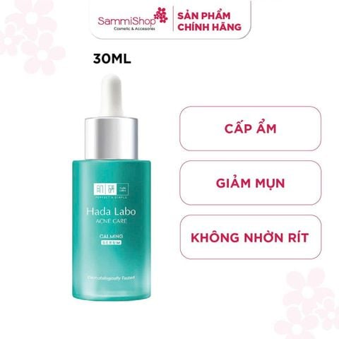01.08-04.09 APP.WEB Hadalabo Tinh chất Acne Care Calming Serum 30ml