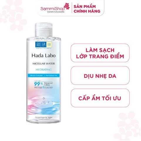 01.08-04.09 APP.WEB Hadalabo Nước tẩy trang dưỡng ẩm Micellar Water Hydrating 240ml