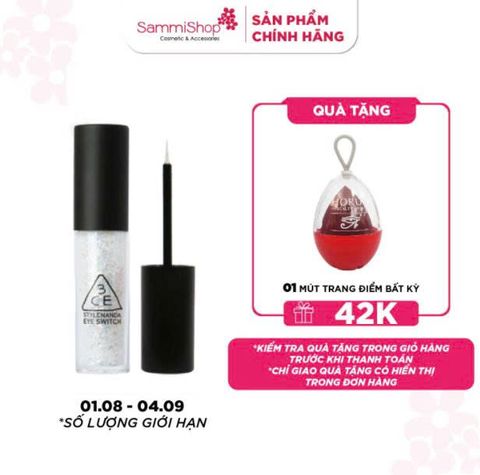 01.08-04.09 APP.WEB 3ce Phấn mắt nhũ Eye Switch