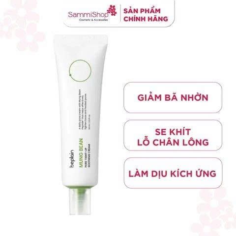 APP-WEB 03.11 - 02.12 Beplain Kem dưỡng da Mung Bean Pore Tight-Up Soothing Cream 60ml