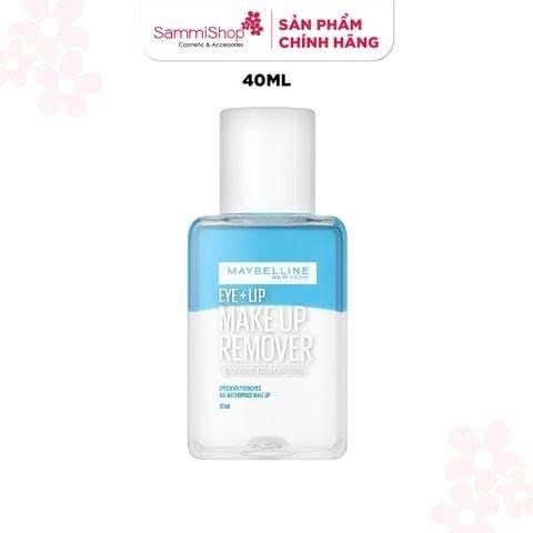 03.12 - 18.12 MEGA SALE Maybelline Nước tẩy trang mắt môi Makeup Remover Lip & Eye 40ml (IP07)